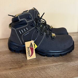 Women's 8.5 Avenger Composite Toe WP Metal Free Metguard Work Boots 7452